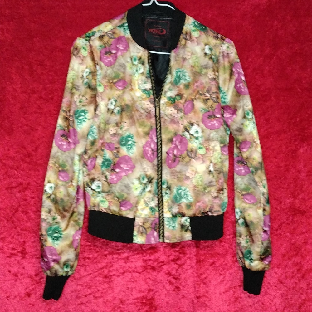 NEW YORK YOKI small FLORAL JACKET ZIP UP